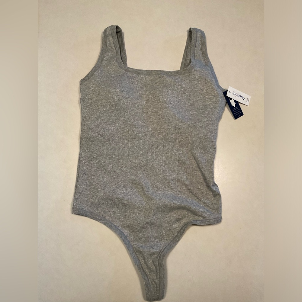 Gap cotton rib thong bodysuit
